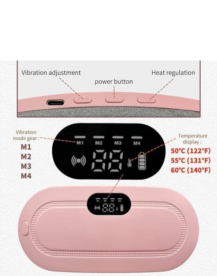 aGIOGIO Portable Cordless Heating Pad for Menstrual Cramps Relief